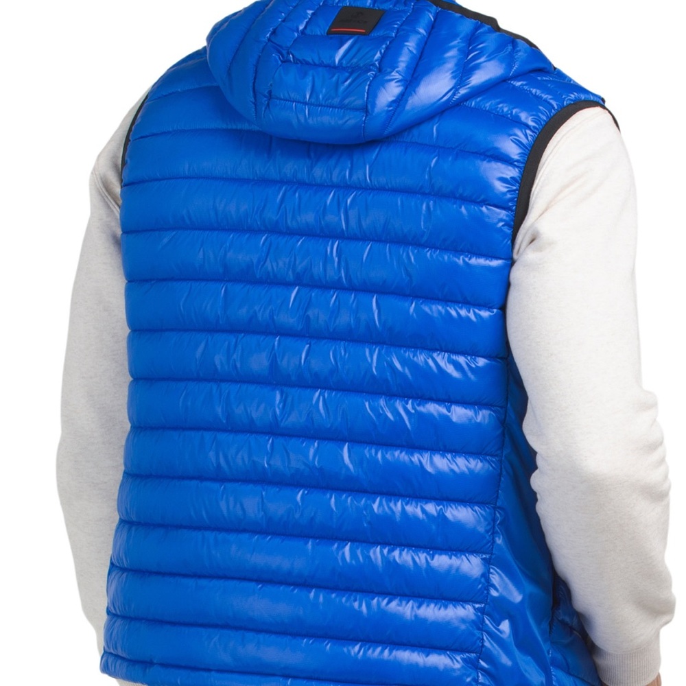 NWT Bogner Men's Electric Blue Puffer Corvin Vest size 36 small